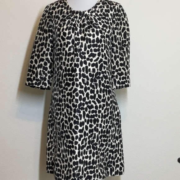 Kate Spade New York Leopard Print Taxi Dress Size 4 - Picture 6 of 12